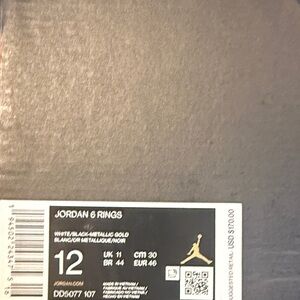 Jordan 6 Rings Sneakers - Size 12